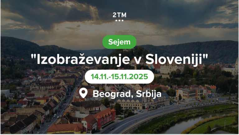 Napovednik sejma Izobraževanje v Sloveniji 2025 v Srbiji.