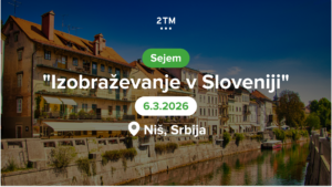 Predstavitev izobraževalnih programov 2TM na razstavi v Nišu.