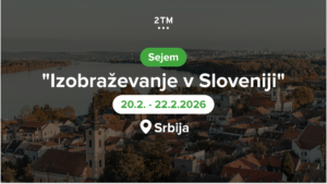 Promocija slovenskega visokega šolstva na razstavi v Srbiji.