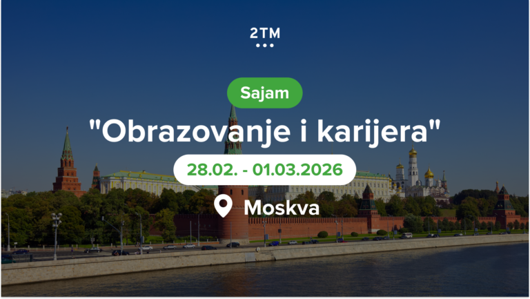 Predstavnici 2TM savetuju posetioce na sajmu u Moskvi.