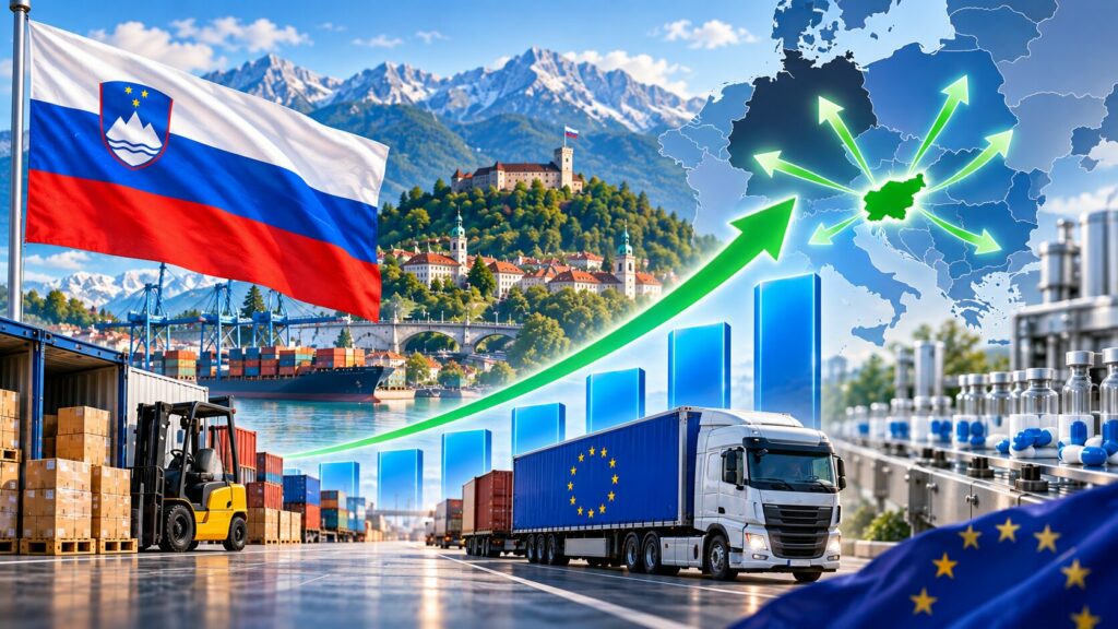 Словенечкиот извоз расте побрзо од извозот на соседните земји